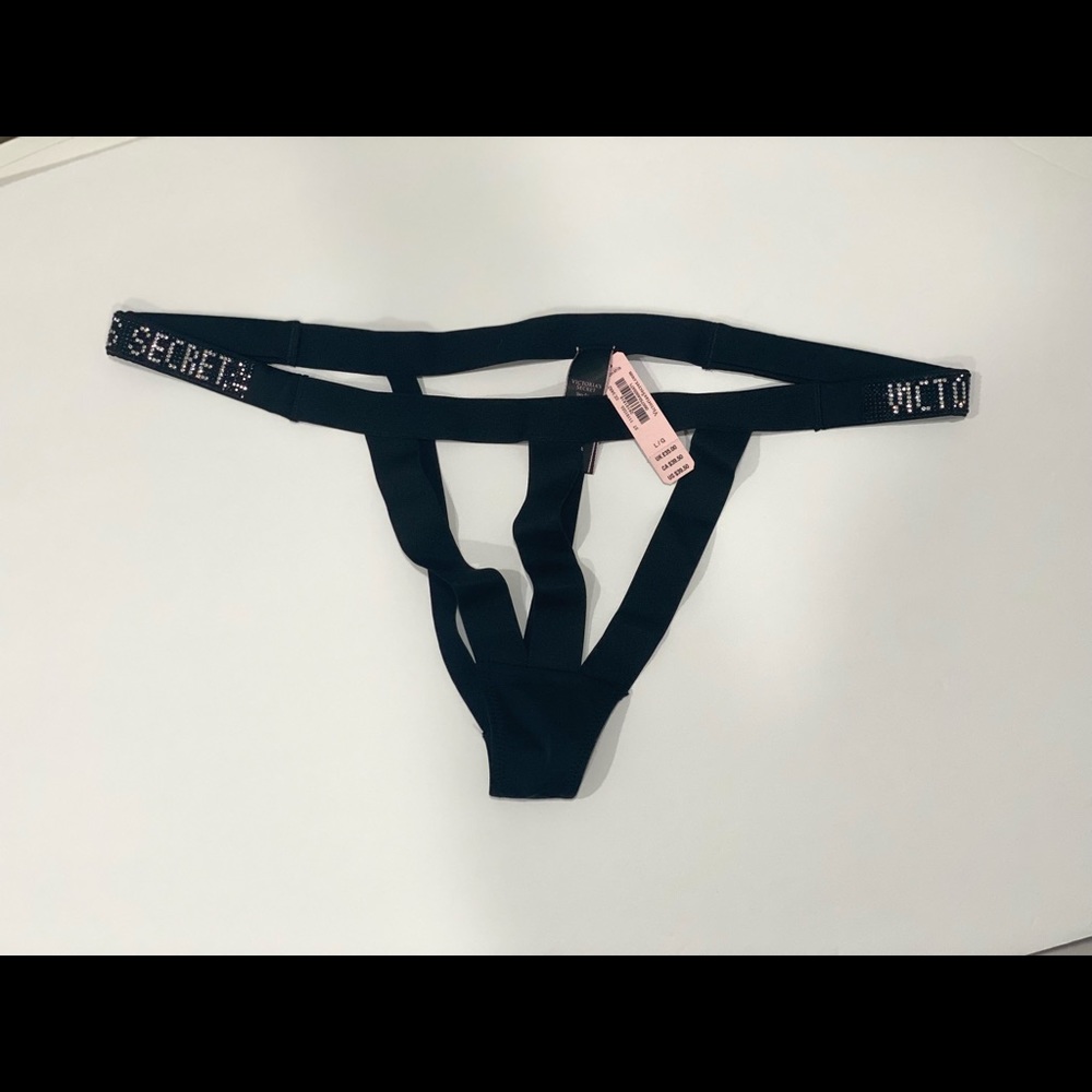 Victorias Secret Strappy Shine Strap Thong